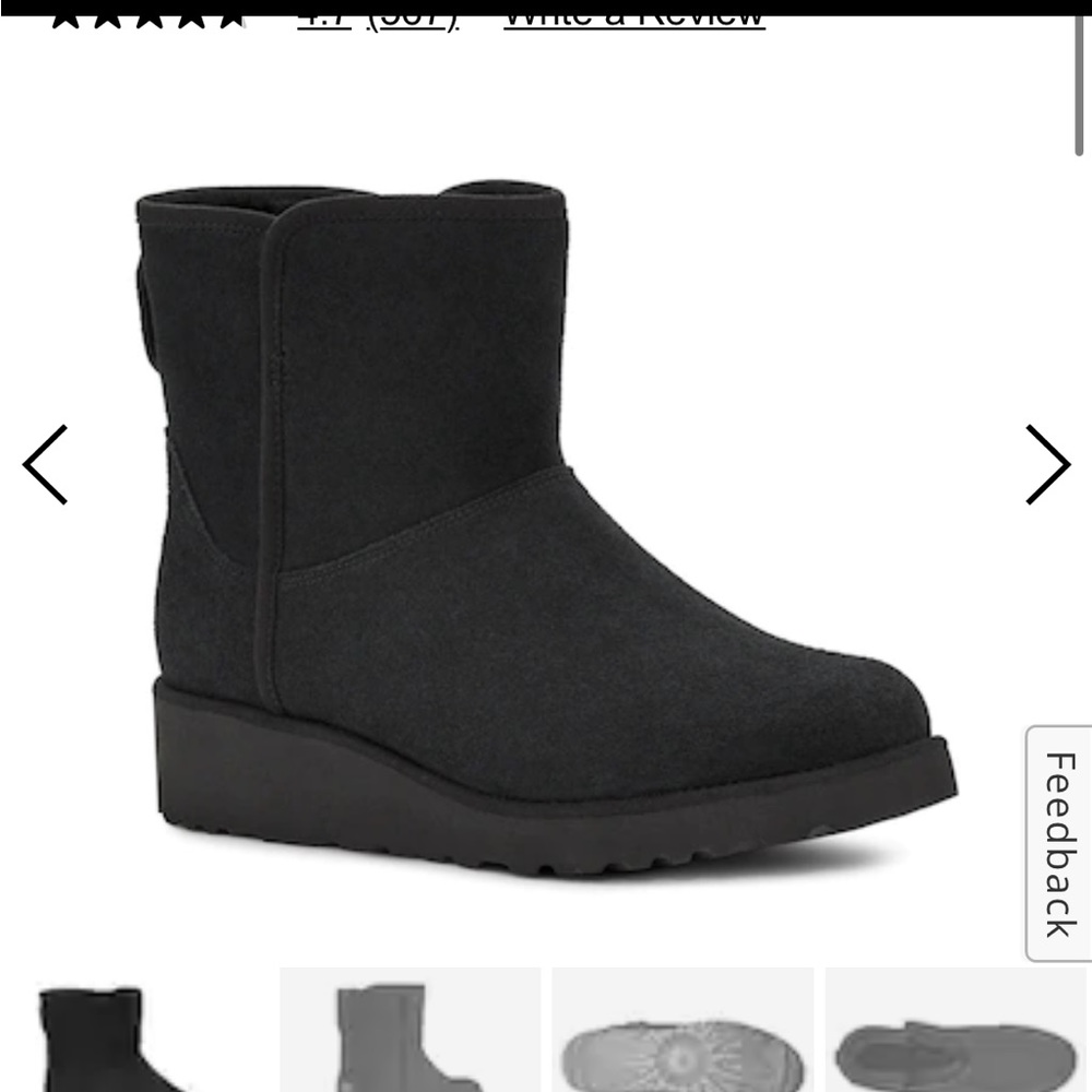Black Kristin Uggs 7.5